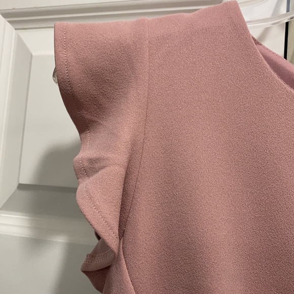 NWT- She & Sky Ruffle Cap Sleeve Dress - Picture 4 of 9